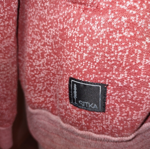 SITKA burnt red hoodie - Picture 2 of 7